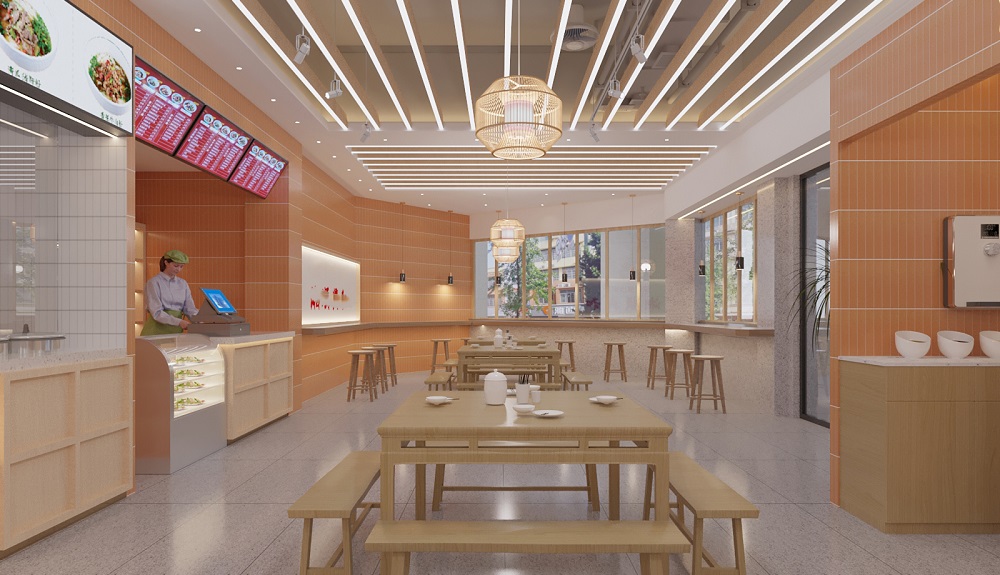 南京米粉店裝修案例