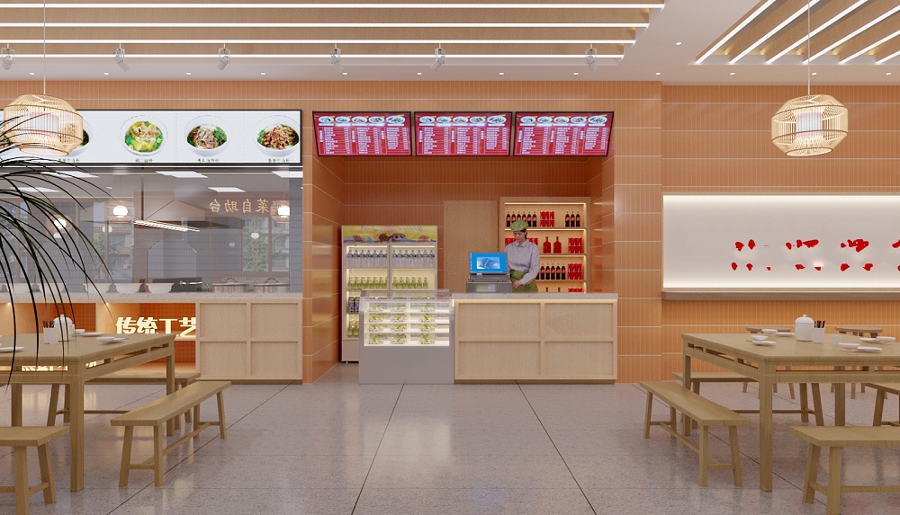 南京米粉店裝修案例