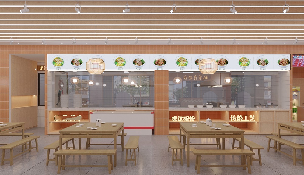 南京米粉店裝修案例